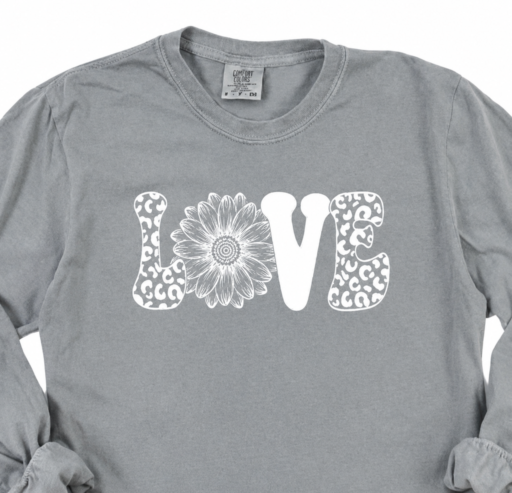 Cheetah Love Stencil