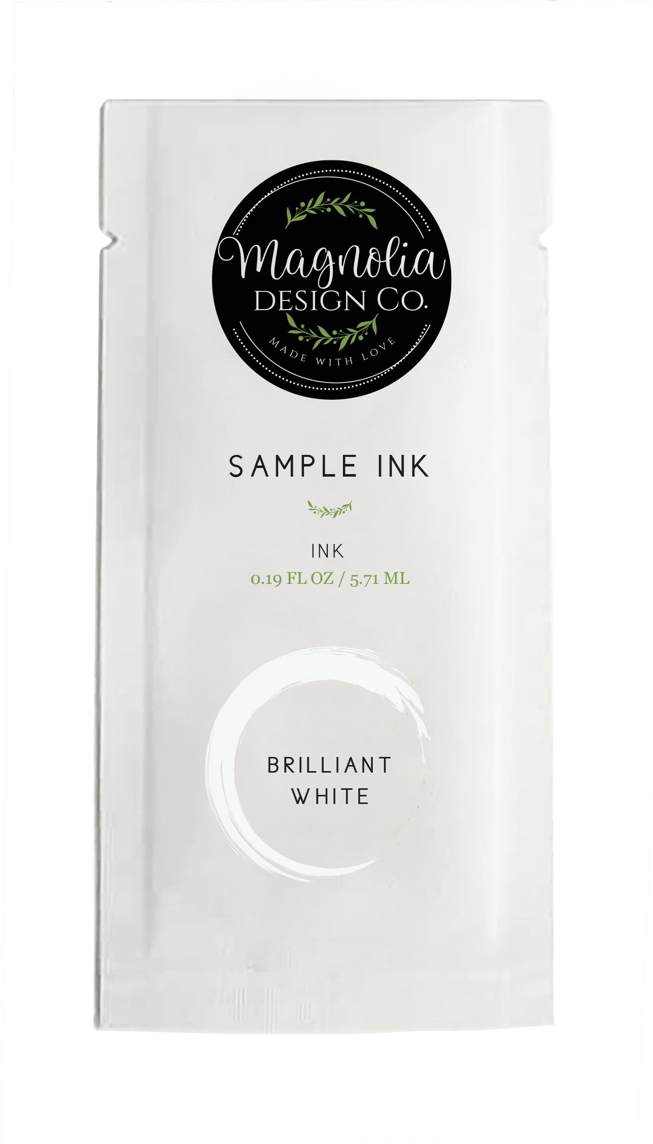 White Sample Ink Sachet