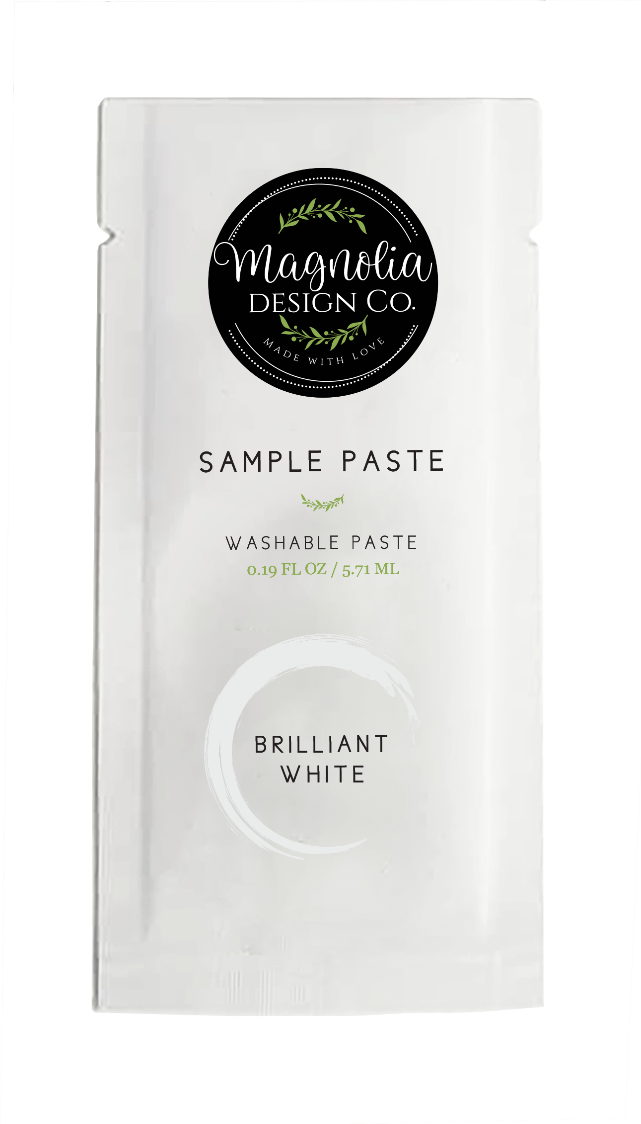 White Sample Chalk Paste